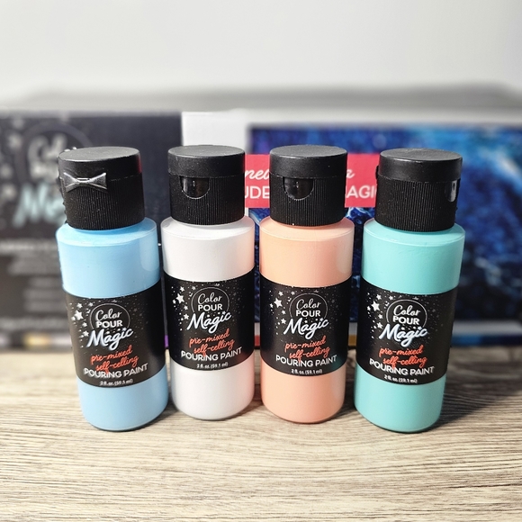 Color Pour Magic ● Acrylic Paint Pour Kit - Picture 1 of 5